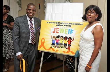Founder of the foundation June Williams and Public Health Specialist and Founder of the NCCHEI John Williams at the event