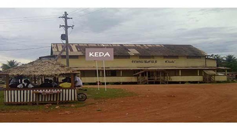 The KEDA building located in Kwakwani.