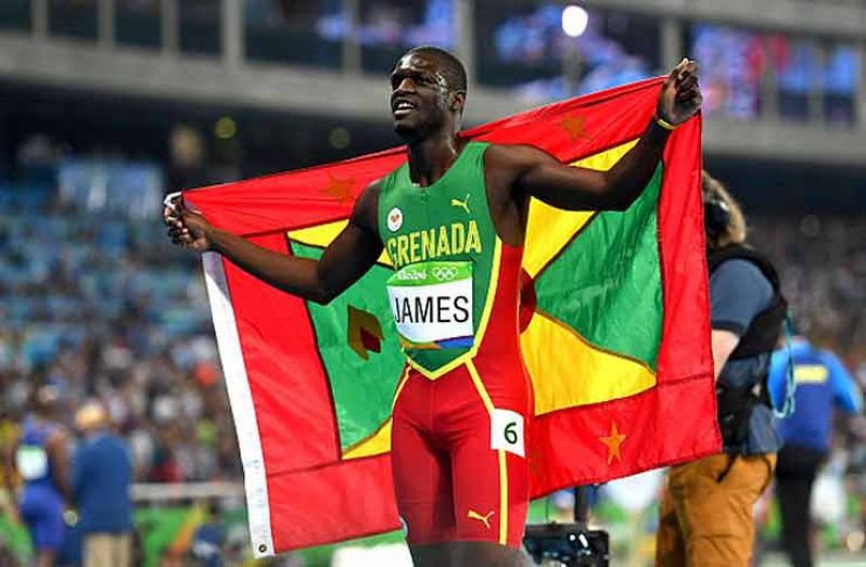 Olympic and World Championship gold medallist Kirani James