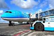 The state-of-the-art Boeing 787-10, KLM's newest and largest variant at CJIA