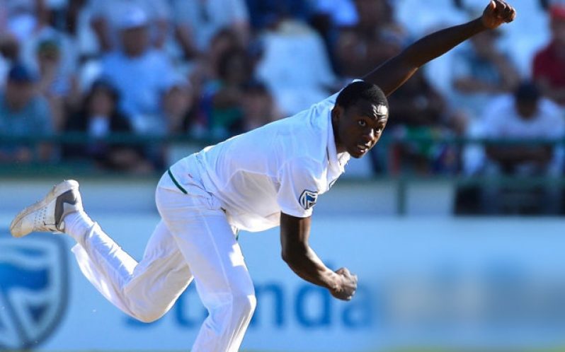 South Africa’s key fast bowler Kagiso Rabada is out of the first Test with a groin problem.