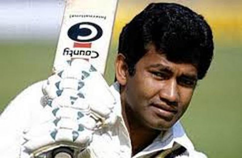 Alvin Kallicharran in his youthful  playing days.