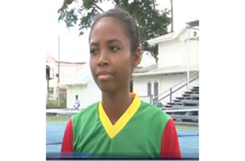 Guyana Tennis Association Coach Kalyca Fraser