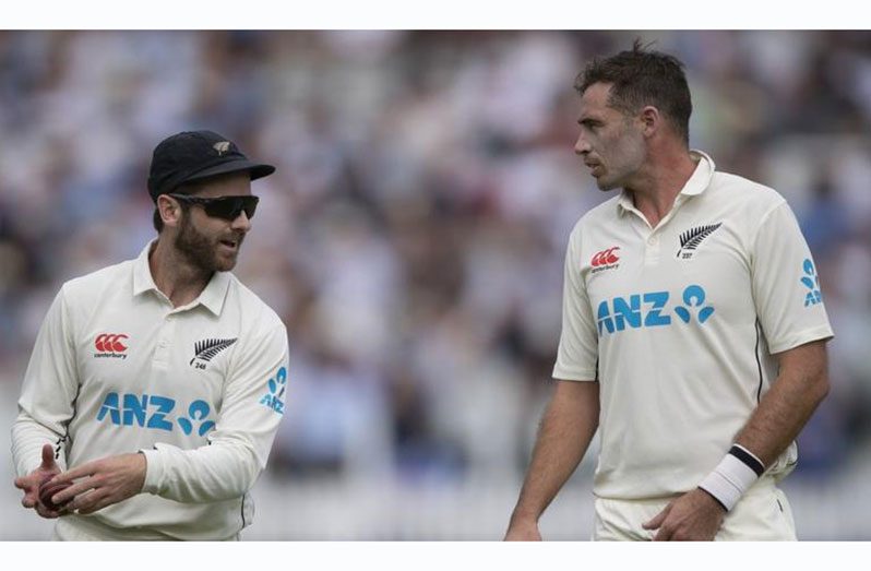 Tim Southee (right) will replace Kane Williamson as Test captain on their upcoming tour of Pakistan.