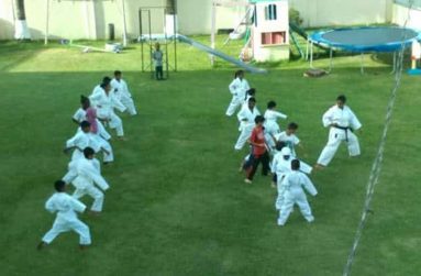 Sensei Rohoman during practice at the MYO