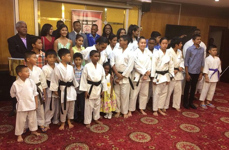 Some of the members of the International Karate-Do Organisation