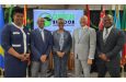 New Chairperson of the Caribbean Regional Anti-Doping Organization (RADO), Dr Karen Pilgrim (centre) with members of the Executive Committee