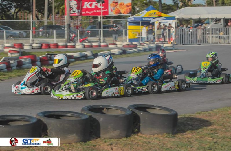 Nathan Rahaman (71), Jeremy Ten Pow (61) and Paige Mendonca (15) have been named as part of a seven-member team for the Inaugural CIK-FIA Caribbean Junior Karting Academy Trophy, set for early 2019.
