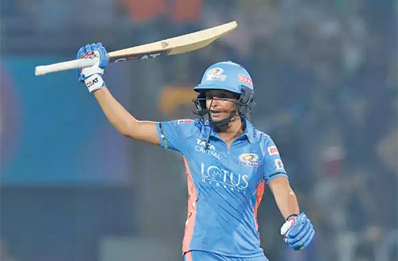 Harmanpreet Kaur  smashed  a blistering 30 ball 65 to see Mumbai Indians to victory.