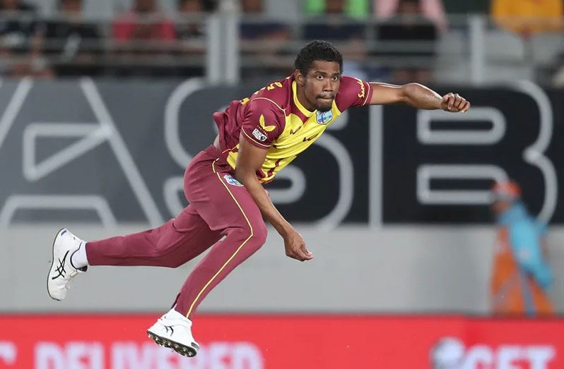 Guyanese all-rounder Keemo Paul (right) is back with the West Indies squad