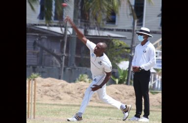 Kelvin Leitch finished with a five-wicket haul for Police in their second innings.