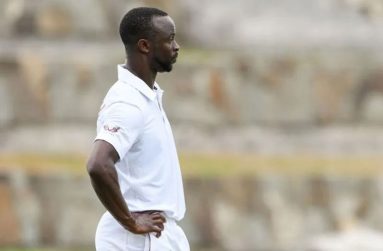 Kemar Roach has a hamstring issue but is expected to play the second Test  (AFP/Getty Images)