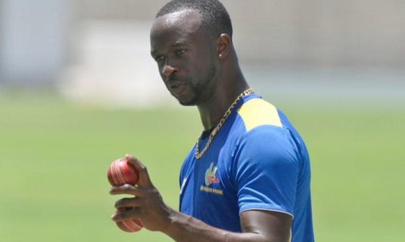 Kemar Roach was among the players who returned to West Indies training. (Photo: Cricket West Indies)