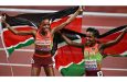 Beatrice Chebet and Faith Kipyegon completed a Kenyan one-two in the women's 5,000m at the 2025 World Championships in Tokyo, where Kenya won seven golds to finish second in the medal table