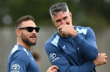 Kevin Pietersen (right) will support Brendon McCullum through to the World Cup next autumn.