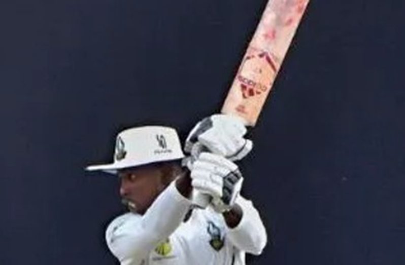Kevin Sinclair … top-scored with a half-century and now has 413 runs in the season.