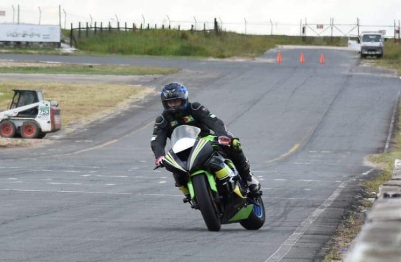Kevin Persaud practising