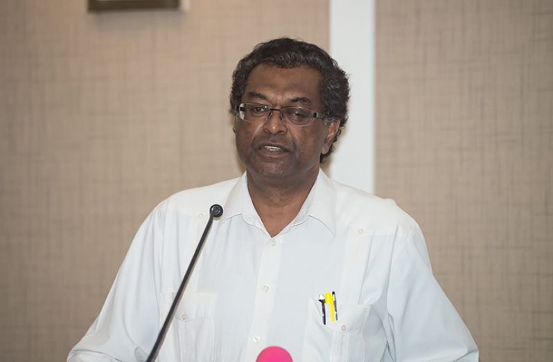 Public Security Minister Khemraj Ramjattan