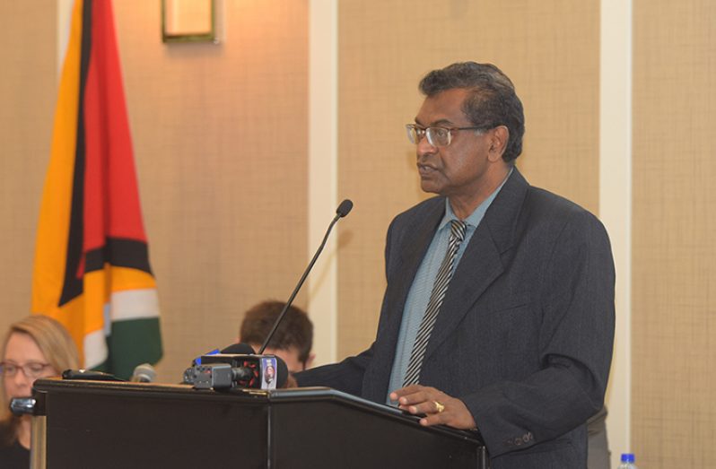 Minister of Public Security Khemraj Ramjattan