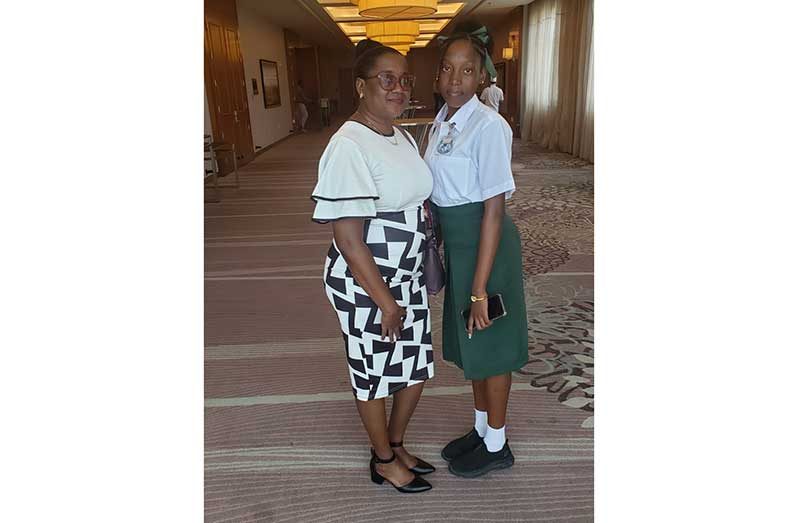 Kiara Annalisa Tyrell and her mother