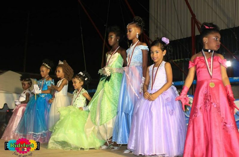 The contestants of Miss Kids Fest 2017 ( Photos courtesy of Natalya Thomas and AOne Events)