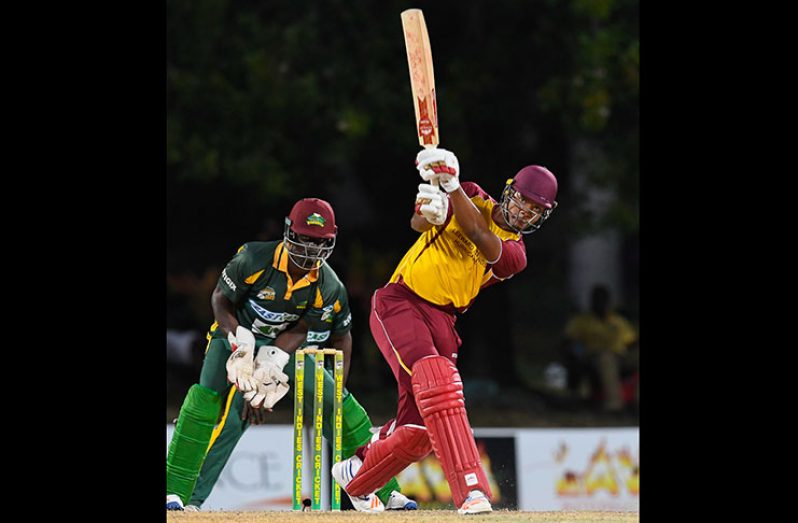 Kieran Powell has so far crossed the 500-run barrier for the Regional Super50 tournament.