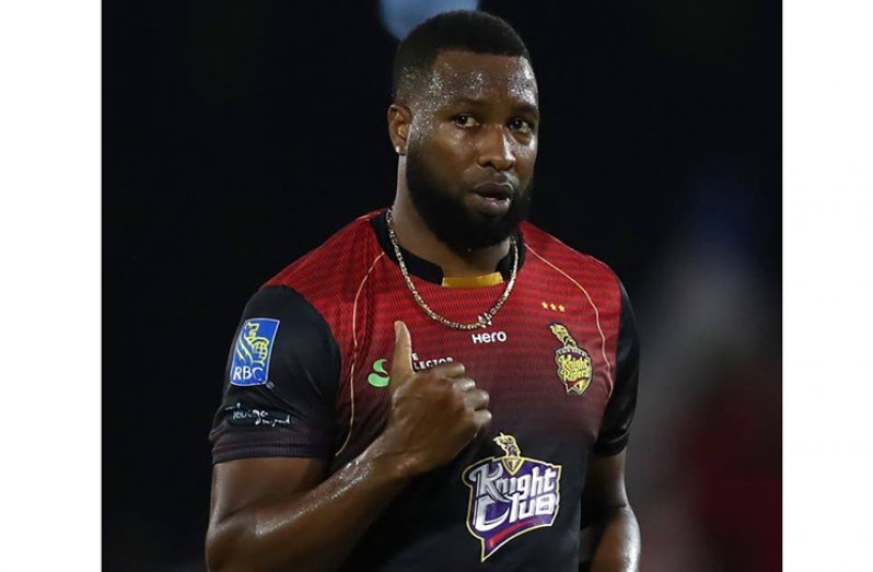 Trinbago Knight Riders captain Kieron Pollard during a previous 2019 Hero CPL match. PHOTO COURTESSY CPL T20.