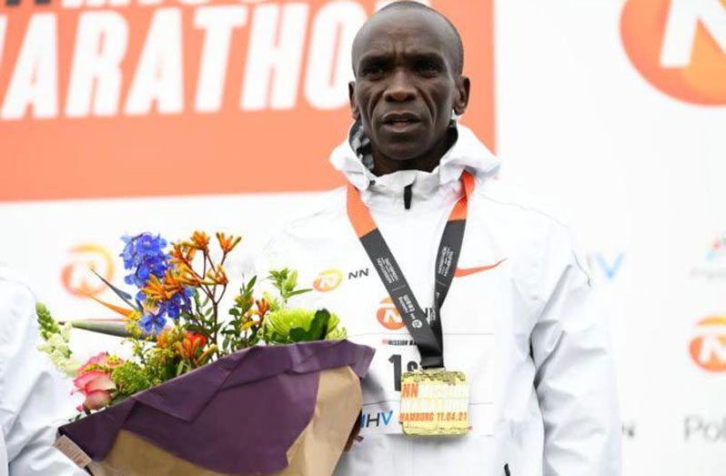 World record holder and reigning Olympic marathon champion Eliud Kipchoge