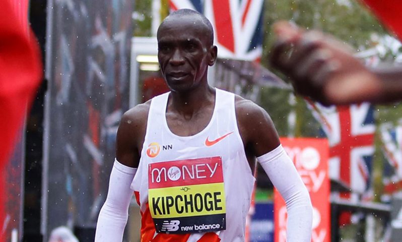 Eliud Kipchoge is a four-time Lonson Marathon winner