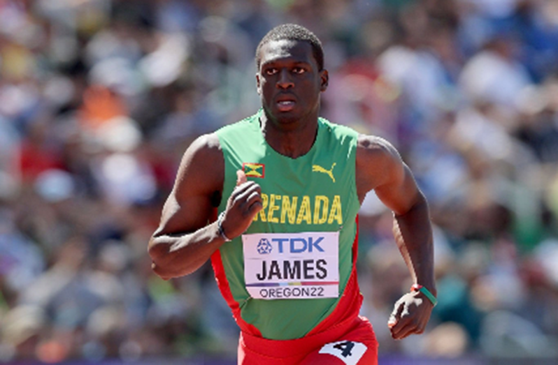 Former world champion Grenadian Kirani James