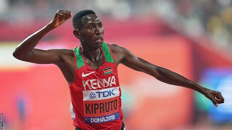 Kenyan Olympic champion Conseslus Kirupto
