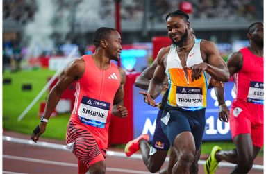 Kishane Thompson sent an early warning to his competitors