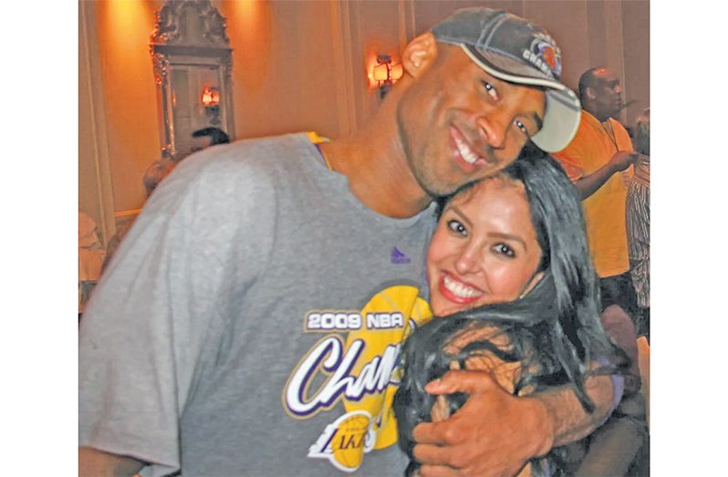 The late Kobe Bryant and wife Vanessa