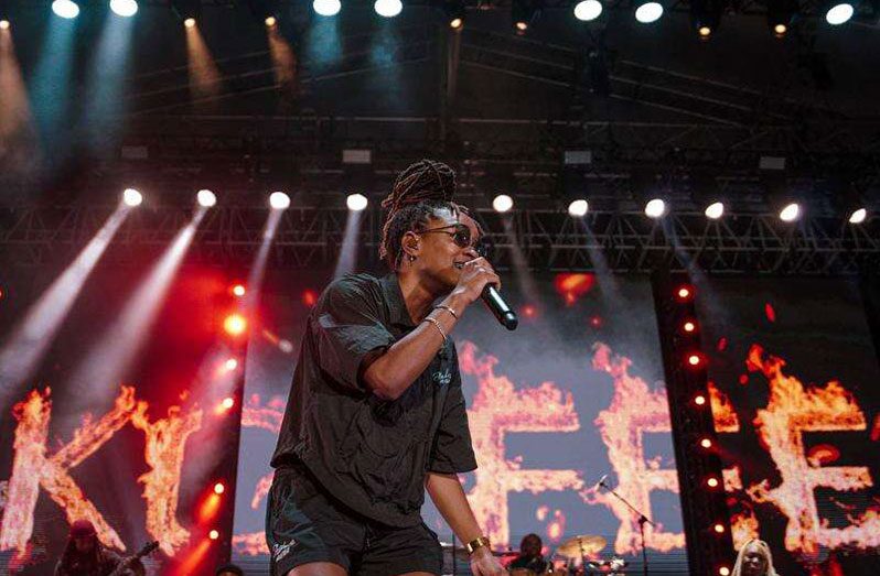 Koffee performing at Reggae Sumfes (Jamaica Observer file photo)