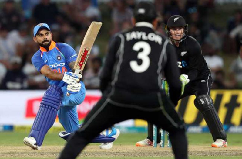 Virat Kohli and Rohit Sharma both registered half-centuries in a 113-run stand.