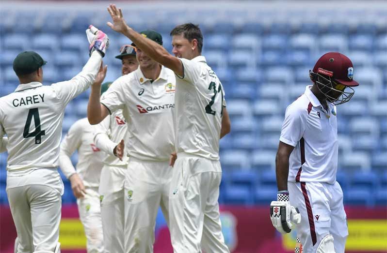 Kraigg Brathwaite made 0 and 7 in his 100th Test