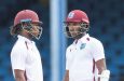 Kraigg Brathwaite and Keacy Carty put on 60 for the second wicket•Aug 09, 2024•AFP/Getty Images