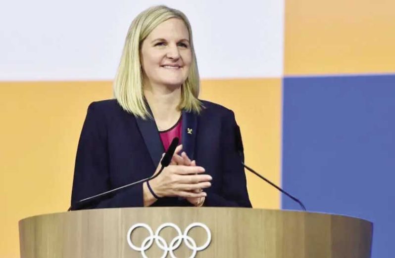 Kirsty Coventry is the first female president in the IOC's 130-year history