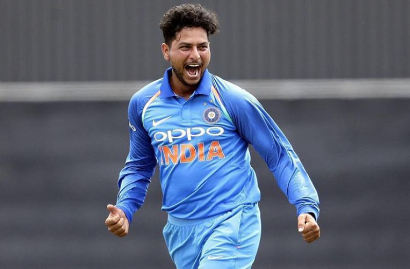 Left-arm wrist-spinner Kuldeep Yadav