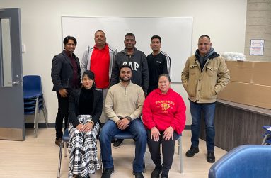 OSCL executives: Standing (from left) are Dharmendra Kumar, Ian Baldeo, Terry Mathura, Patrick Shivrattan and Rabindra Diaram. Sitting (from left) are Dinawatie Jaipersaud, Shiv Persaud and Natasha Sue.