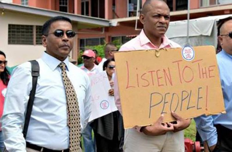 Councillors Bishram Kuppen and Sherod Duncan