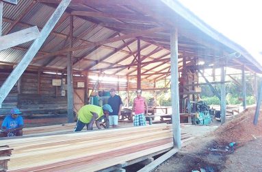 The sawmill at Kwebanna