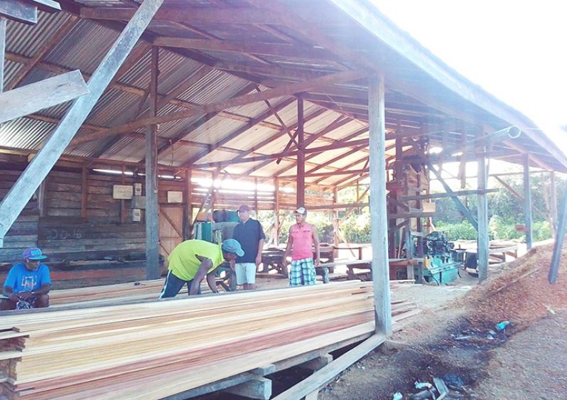 The sawmill at Kwebanna