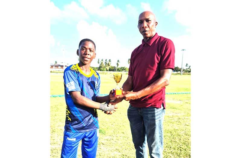 Ky Mani Inniss was adjudged Player of the Match