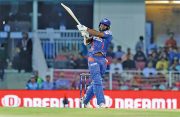 Kyle Mayers brought up a 28-ball half-century•BCCI