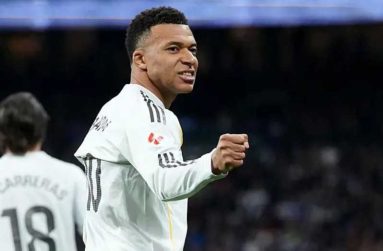 Kylian Mbappe has scored 19 La Liga goals for Real Madrid this season