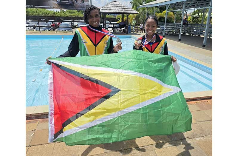 Kyra Soares (right) and Andica Vieira (PHOTO: Ministry of Culture, Youth and Sport)