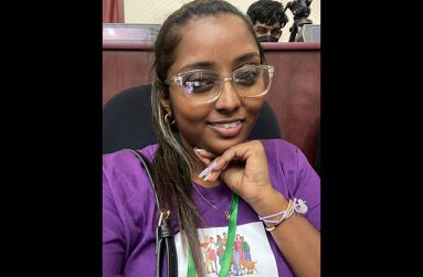 Currently an orientation and mobility officer, Lata Devi helps to train others with a vision disability