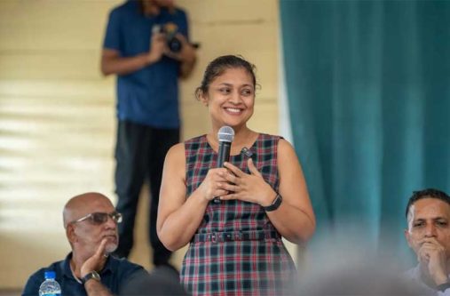 Minister of Local Government and Regional Development, Priya Manickchand