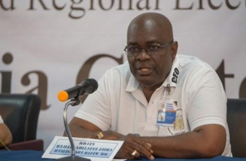 Chief Elections Officer, Keith Lowenfield